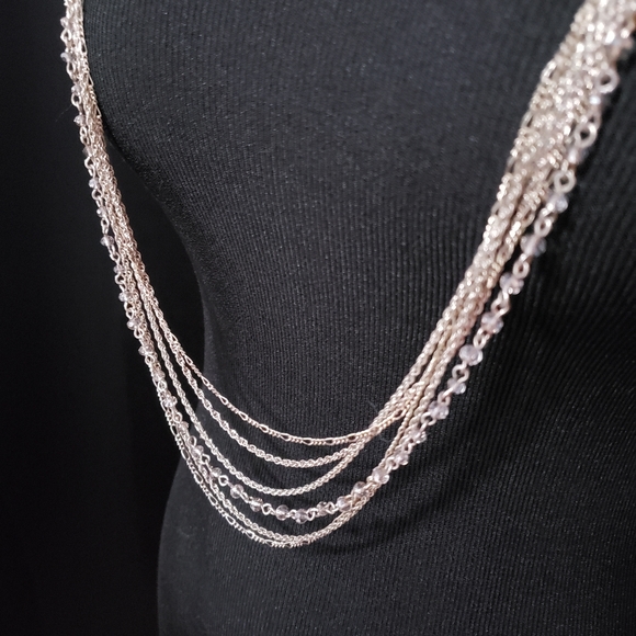 LOFT Multi-strand Gold/Silver necklace - Picture 5 of 7